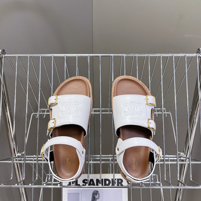 MINO SANDAL IN WHITE CALFSKIN