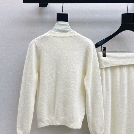 DIOR 25S KNIT SKIRT SET 588