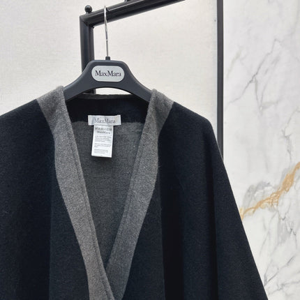 MAX MARA 25S JACQUARD CAPE COAT 007