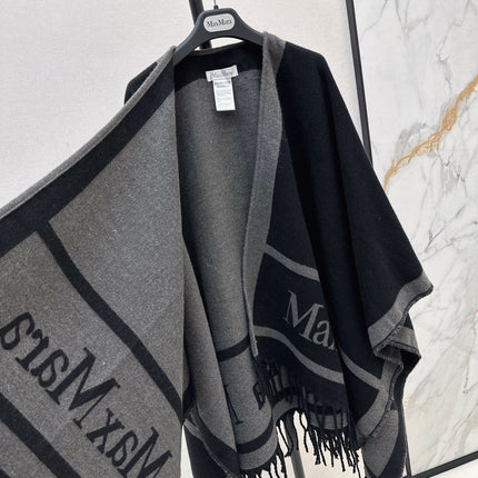 MAX MARA 25S JACQUARD CAPE COAT 007