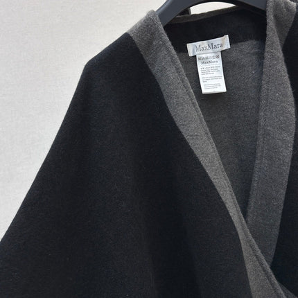 MAX MARA 25S JACQUARD CAPE COAT 007