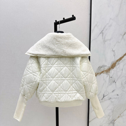 DIOR 25S COTTON JACKET WITH SHEARLING LINING 595