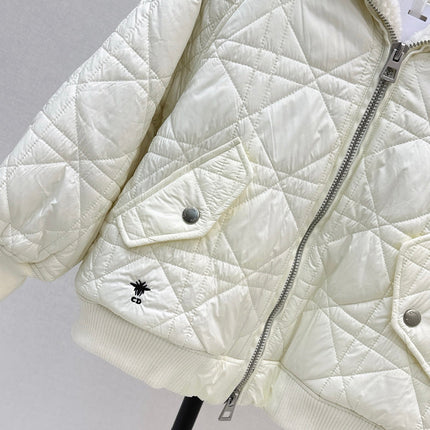 DIOR 25S COTTON JACKET WITH SHEARLING LINING 595