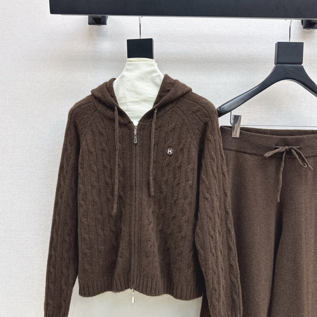 HERMES 25S OVERSIZED WOOL SUIT 025