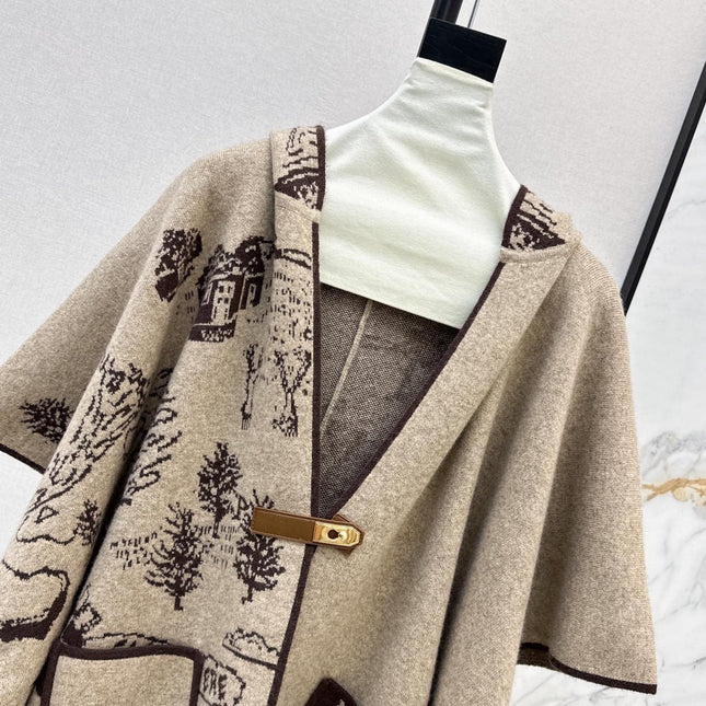 BURBERRY 25S PLAID KNIT JACKET 0043