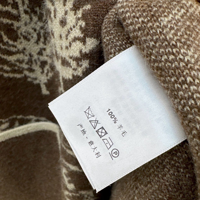 BURBERRY 25S PLAID KNIT JACKET 0044