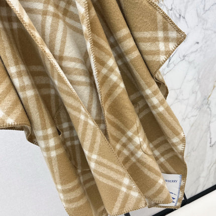 BURBERRY 25S REVERSIBLE CASHMERE CAPE 0045