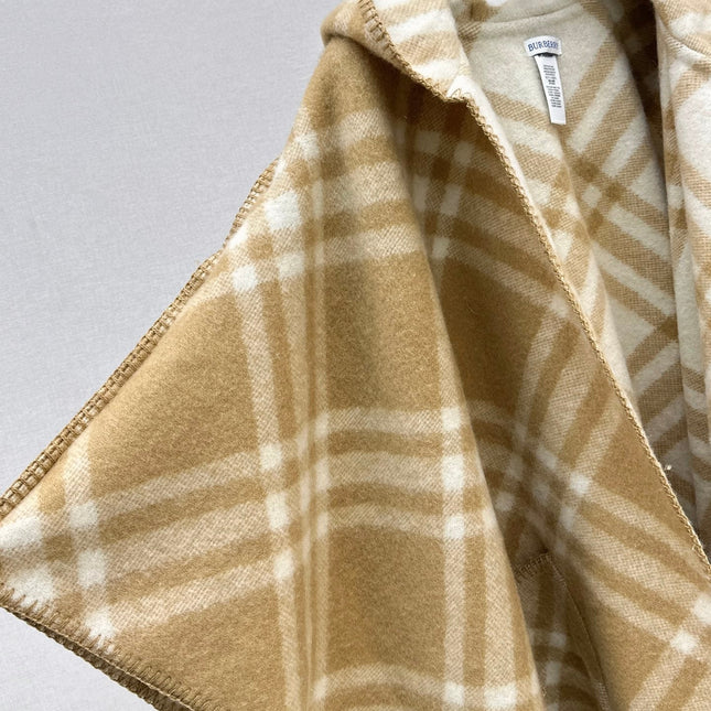 BURBERRY 25S REVERSIBLE CASHMERE CAPE 0045