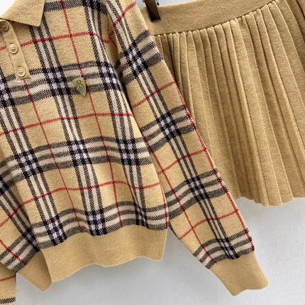 BURBERRY 25S POLO SHIRT AND SKIRT SET 0047