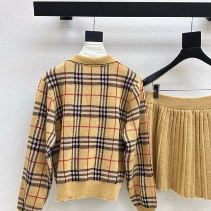 BURBERRY 25S POLO SHIRT AND SKIRT SET 0047