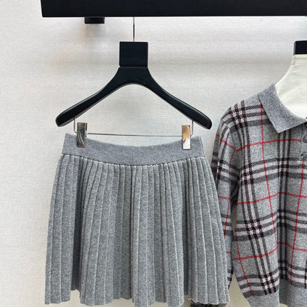 BURBERRY 25S POLO SHIRT AND SKIRT SET 0048