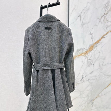 DIOR 25S DOUBLE-BREASTED COLLARED DRESS 590