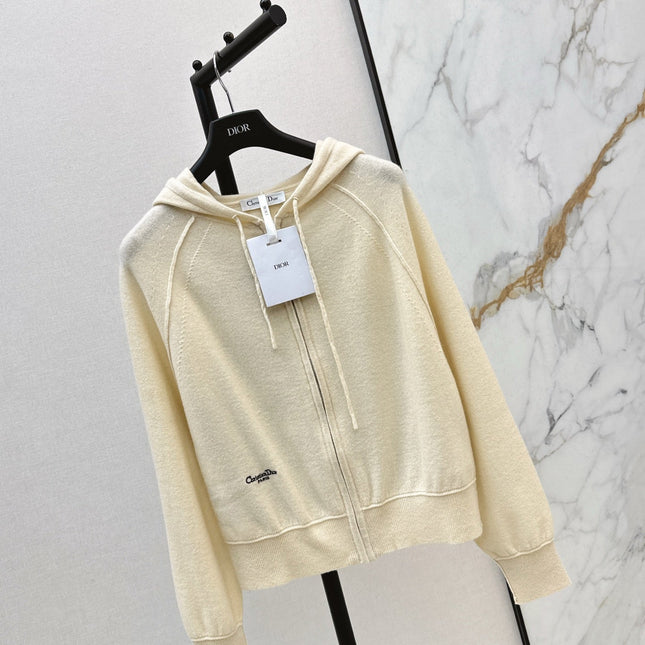 DIOR 25S FLORAL EMBROIDERED HOODIE 572