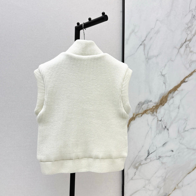 HERMES 25S SLEEVELESS KNIT VEST 235