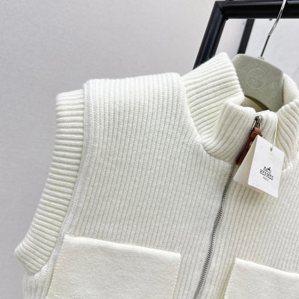 HERMES 25S SLEEVELESS KNIT VEST 235