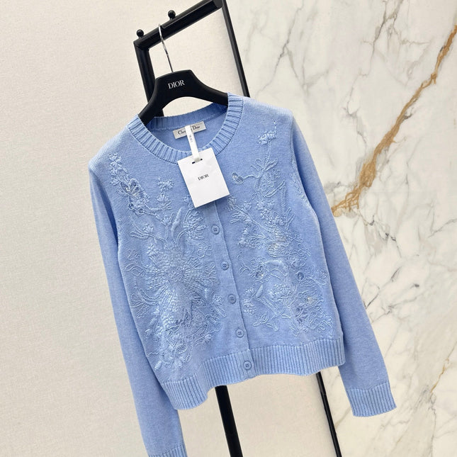 DIOR 25S ROUND-NECK CARDIGAN 540