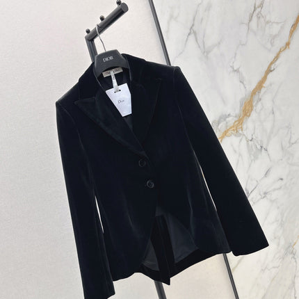 DIOR 25S VELVET BLAZER 523