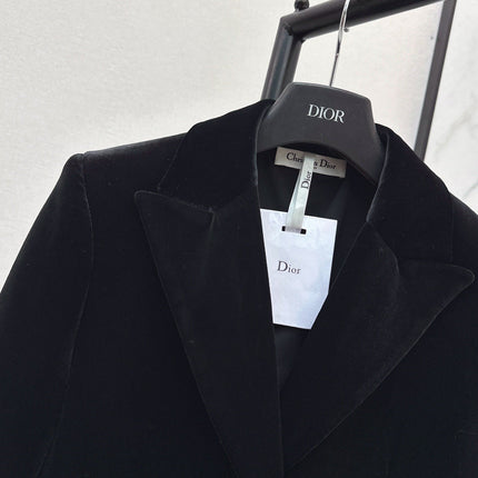 DIOR 25S VELVET BLAZER 523