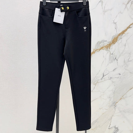 DIOR 25S EMBROIDERED BEE PANTS 532