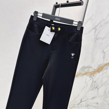 DIOR 25S EMBROIDERED BEE PANTS 532