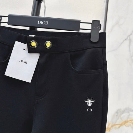 DIOR 25S EMBROIDERED BEE PANTS 532