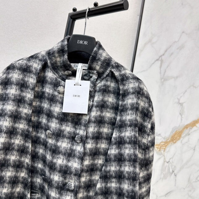 DIOR 25S PLAID COAT 543