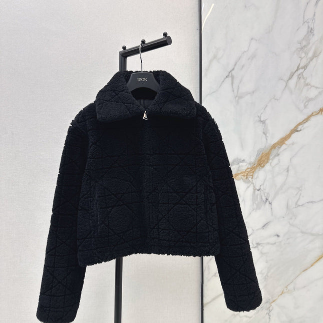 DIOR 25S SHERPA-COLLAR JACKET 542