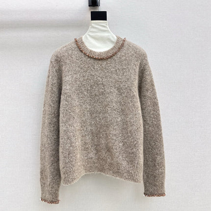 DIOR 25S CREW NECK SWEATER WITH BEADING 482