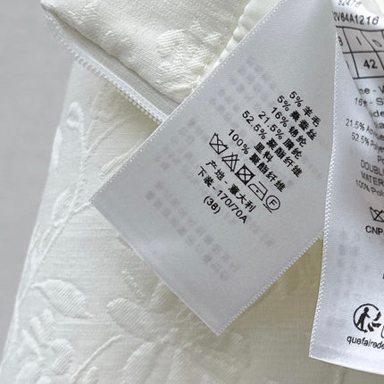 DIOR 25S WHITE FLARED SKIRT 514