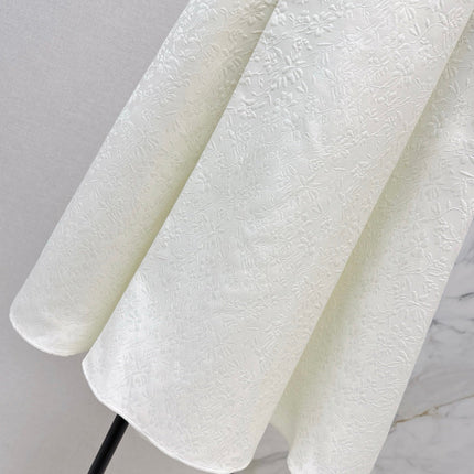 DIOR 25S WHITE FLARED SKIRT 514