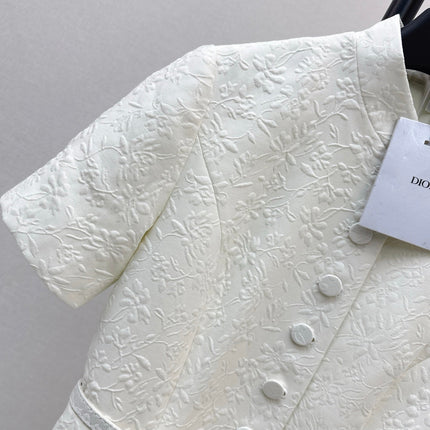 DIOR 25S STAND COLLAR LONG DRESS 512