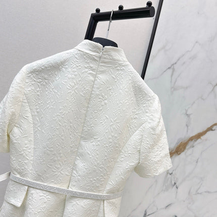 DIOR 25S STAND COLLAR LONG DRESS 512