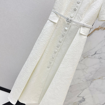 DIOR 25S STAND COLLAR LONG DRESS 512