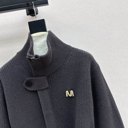 MAX MARA 25S STAND COLLAR CARDIGAN COAT 036