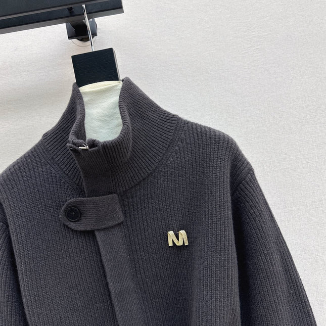 MAX MARA 25S STAND COLLAR CARDIGAN COAT 036