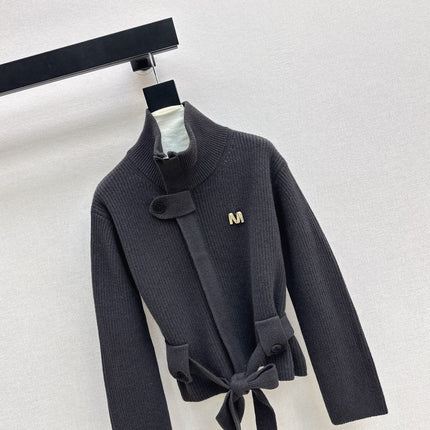 MAX MARA 25S STAND COLLAR CARDIGAN COAT 036