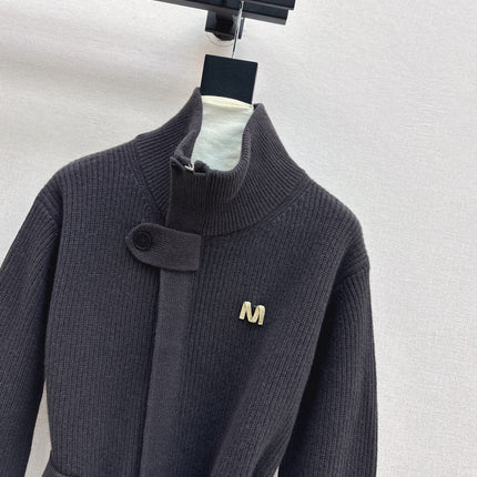 MAX MARA 25S STAND COLLAR CARDIGAN COAT 036