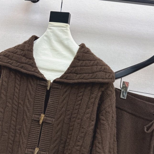 MAX MARA 25S OVERSIZED KNIT SET 034