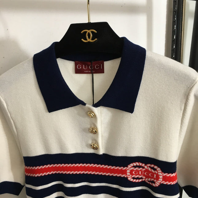 GUCCI SHORT-SLEEVE KNIT TOP 53