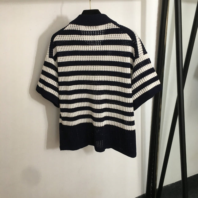 GUCCI SHORT-SLEEVE KNIT TOP 52