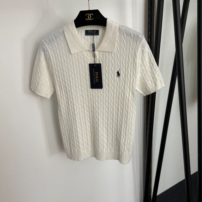 RALPH LAUREN 25S SHORT-SLEEVE POLO SHIRT WITH COLLAR 274