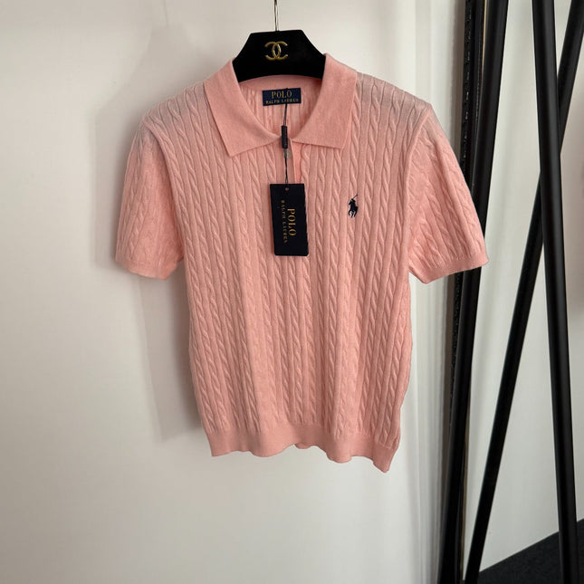 RALPH LAUREN 25S SHORT-SLEEVE POLO SHIRT WITH COLLAR 275