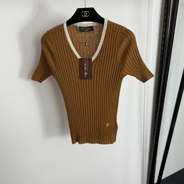 LP SHORT-SLEEVE KNIT TOP 51