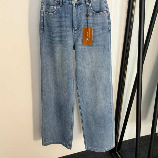 LP HIGH-WAISTED DENIM PANTS STYLE 15