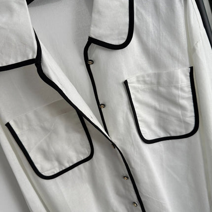 CHANEL 25S LONG-SLEEVE SHIRT STYLE 126