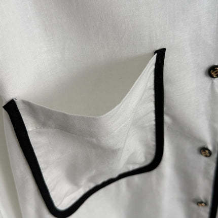 CHANEL 25S LONG-SLEEVE SHIRT STYLE 126