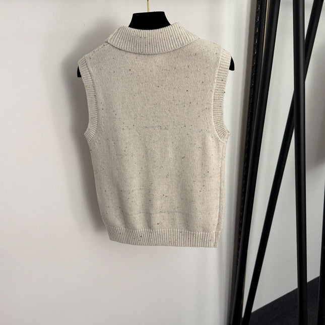 CHANEL 25S SLEEVELESS CROCHET VEST 337
