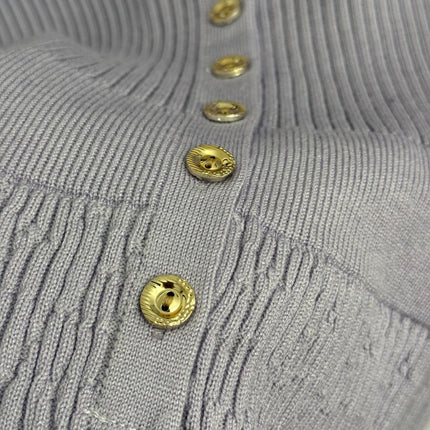 CHANEL 25S LONG-SLEEVE KNIT DRESS 334