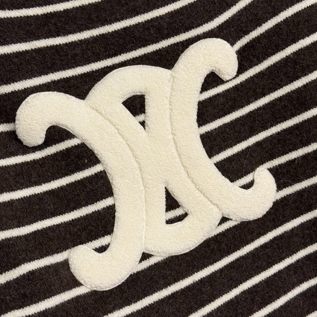 CELINE 25S SWEATER AND WIDE-LEG PANTS SET 0111