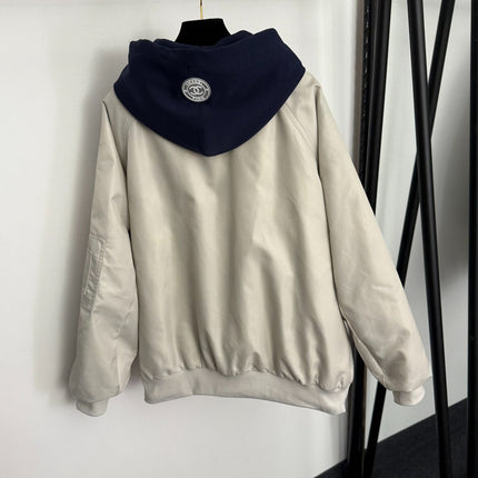 CHANEL 25S HOODED ZIP JACKET 382